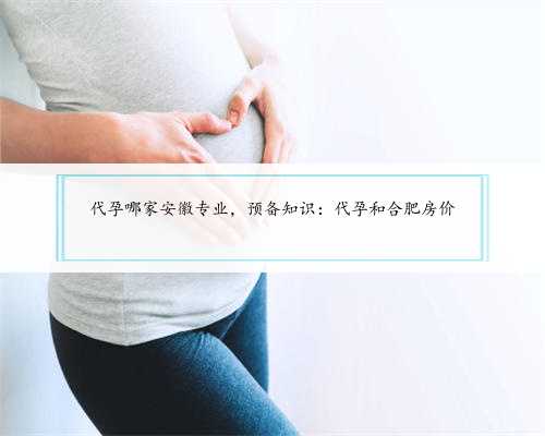 代孕哪家安徽专业，预备知识：代孕和合肥房价
