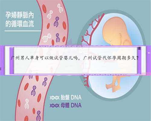 广州男人单身可以做试管婴儿吗，广州试管代怀孕周期多久？